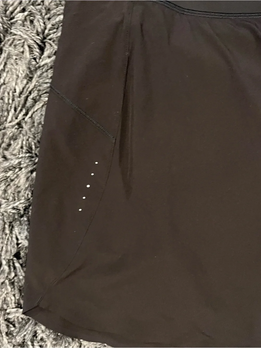 🌸ATHLETA RUN WITH IT BLACK SKORT 16IN SIZE XL🌸